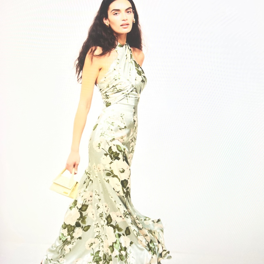 The Reformation Veira Silk Dress